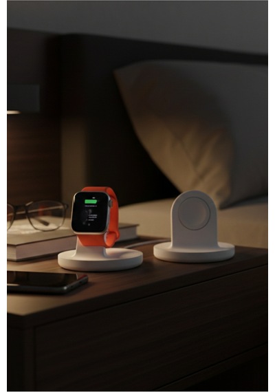 Apple Uyumlu Watch  Şarj Standı - Tüm Seri   Masaüstü Şarj Dock'u - Minimalist Akıllı Saat Tutucu