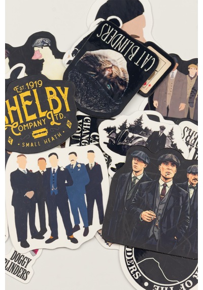 Peaky Blinders Sticker Paketi 27 Parça Kaliteli Su Geçirmez Etiket Seti Çok Renkli