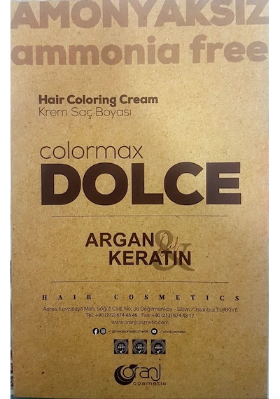 Colormax Dolce Amonyaksız Saç Boyası Tüm Renkler