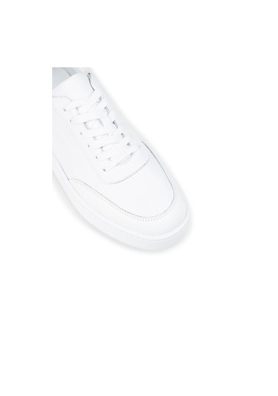 Deery Erkek Hakiki Deri Beyaz Sneaker Ayakkabı - 04406mbyze01