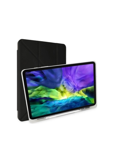 Huawei Matepad Se Kılıf Kalemlikli Mars Tablet Kılıfı - Siyah Arka Kapak