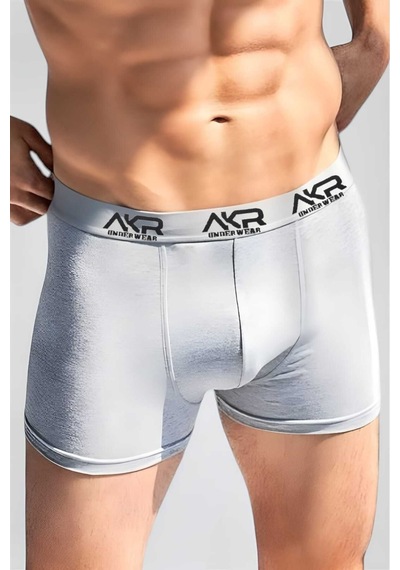Uniquetrenders Erkek Likralı 5'li Boxer Gri
