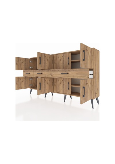 Arges Konsol 5 Raflı 3 Çekmeceli 8 Kapaklı 176x30x99 Çam-çam Atlas Çam - Atlas Çam Arges Konsol 5 Raflı 3 Çekmeceli 8 Kapaklı 176x30x99 Çam-çam Atlas Çam - Atlas Çam