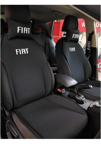 Fiat Nakışlı Ön Ikili Oto Koltuk Kılıfı