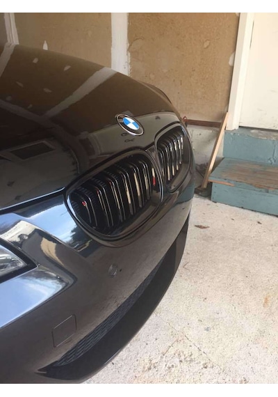 Bmw E60 M5 Ön Böbrek Panjur Piano Black 2003 - 2009 Çift Tırnak