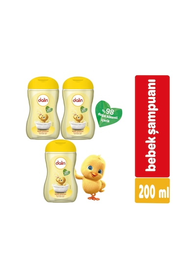 Dalin Bebek Şampuanı Klasik 200ML (3 Lü Set)