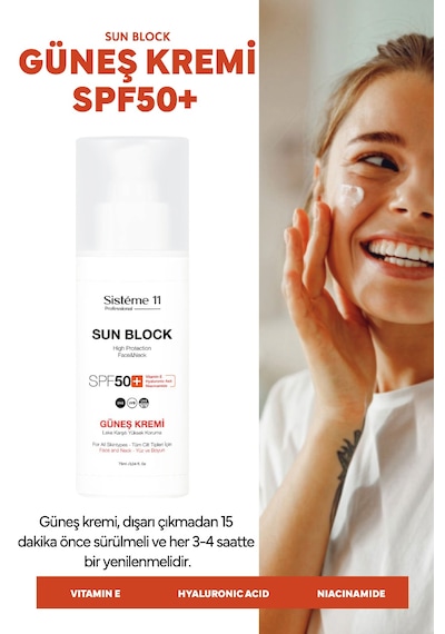 Sisteme 11 Sun Block Güneş Kremi 75 Ml