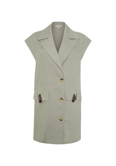 Aker 24ss09084111 Küçük Beden Yelek 24ss09084111 213 Mint Mint