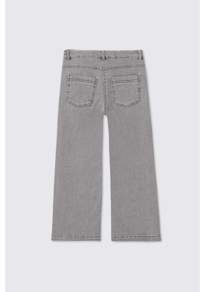 Panço Kız Çocuk Gri Kot Pantolon 2621GK04007