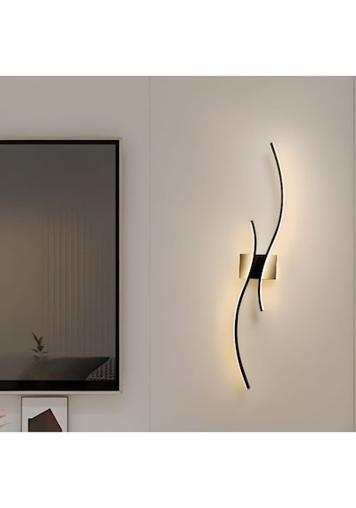 Kıvrım Kıvrım Model Led Beyaz Işık Ultra Power Led Avize X