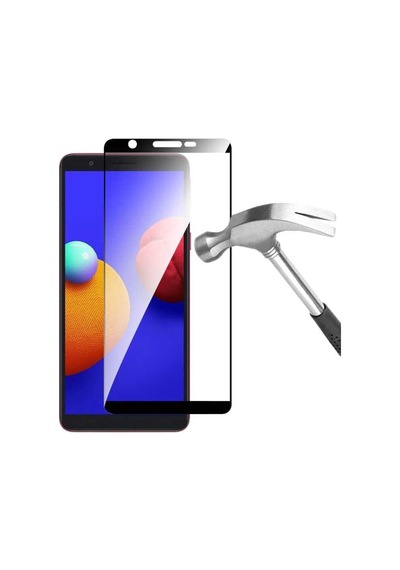 Zore Galaxy A01 Core Uyumlu Kenarları Kırılmaya Dayanıklı Cam Ekran Koruyucu