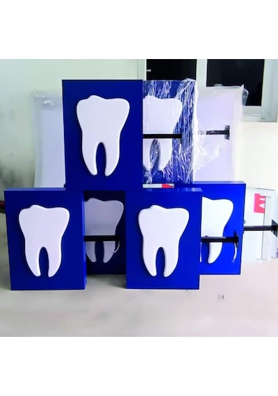 Diş Tabelası 70X50 Cm Işıklı