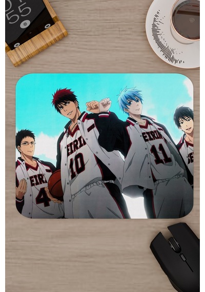 Kuroko No Basket Anime V4 - 22x18 Gaming Kauçuk Kaymaz Taban Mouse Pad Fare Altlığı