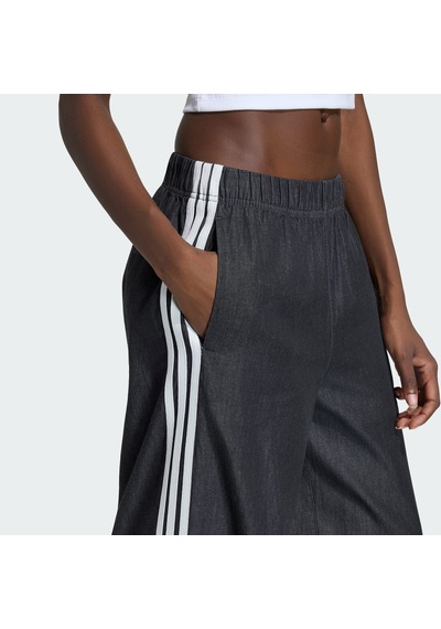 Adidas Ky8112 Denım Wıde Leg Kadın Eşofman Altı Siyah