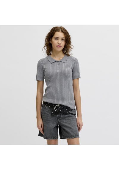 Jack & Jones Kadin Polo Triko - Hadley - 12280289 Medium Grey Melange