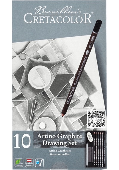 Cretacolor Artino Graphite Eskiz Seti 10 Parça Metal Kutu 40021