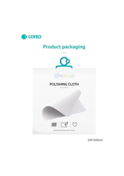 Özel Üretim Coteci Mikrofiber Lens Ve Ekran Temizleme Bezi Çizmez Hediyelik Muhafaza Günlük