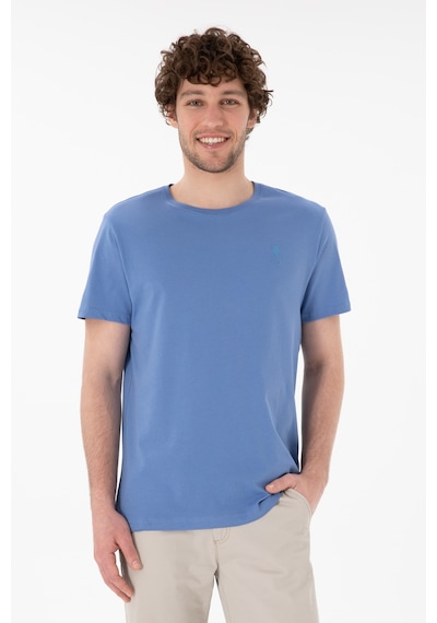 U.S. Polo Assn. Erkek Regular Fit Bisiklet Yaka Koyu Mavi Basic Tişört 50305924-VR032 U.S. Polo Assn. Erkek Regular Fit Bisiklet Yaka Koyu Mavi Basic Tişört 50305924-VR032