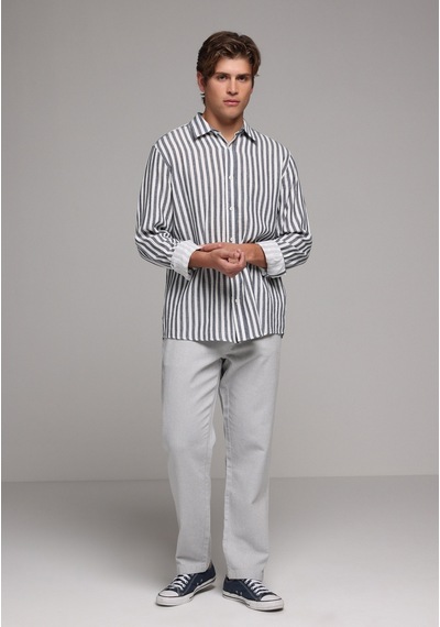 Colin's Colins Regular Fit Orta Bel Düz Paça Erkek Gri Pantolon Cl1079994 Q1.v2 Lgr Açık Gri