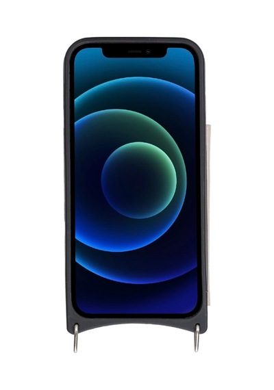 Apple Uyumlu  iPhone 12 Pro Deri Askili Kilif Ufw Erc3 Bej 557298612