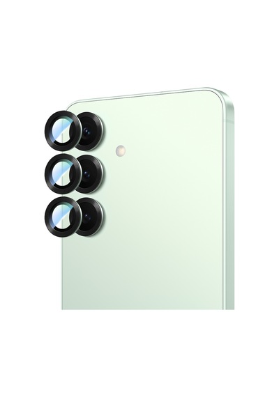 Galaxy S25 Plus Uyumlu Caseworld Alloy Serisi Oleofobik Anti Reflective Kamera Lens Koruyucu Yeşil