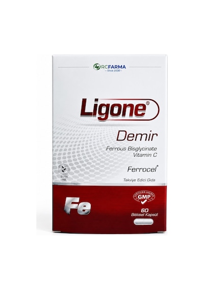 Ligone Demir 60 Bitkisel Kapsül
