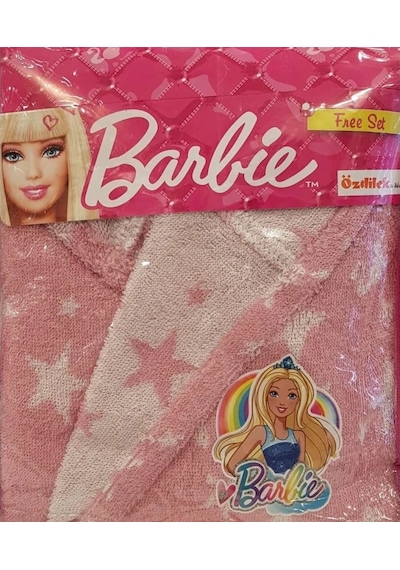 Özdilek Barbie Star Lisanslı Kız Havlu Bornoz Set Pembe 5/6 Yaş Pembe Özdilek Barbie Star Lisanslı Kız Havlu Bornoz Set Pembe 5/6 Yaş Pembe