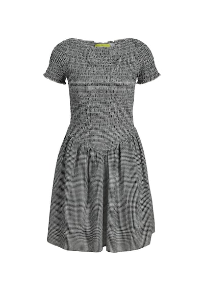 Jack & Jones Kadin Yuvarlak Yaka Kisa Elbise - Zoe - 12290727 Siyah
