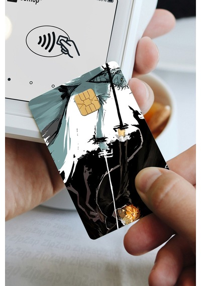 Bleach Kart Kaplama Sticker 8 Adet Çok Renkli