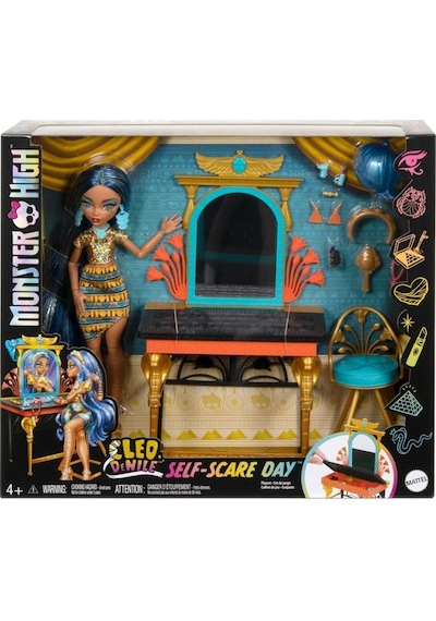Monster High Cleo Nun Havalı Bakım Günü Oyun Seti Hxh96