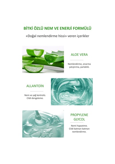 Bioaqua Aloe vera Yatıştırıcı Nemlendirici "Instant Cure"