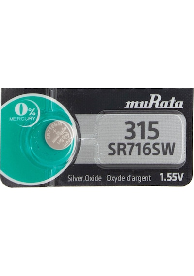 Murata 315 SR716SW Saat Pili