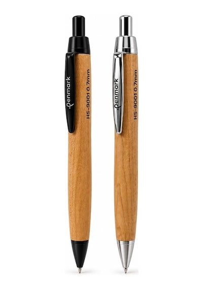 Penmark Versatil Kalem Doğal Ahşap 0.7 Mm Hs-9001 - Gümüş