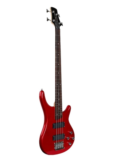 Smıger G-b3-4 Mrd 4 Telli Elektro Bas Gitar Metallıc Red