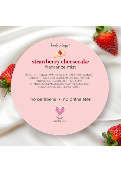 Bodycology Strawberry Cheesecake Fragrance Çilekli Kadın Vücut Spreyi