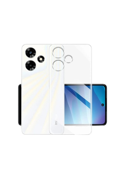 Newface - 426 - İnfinix Hot 30i Kılıf Lüx - Kmrsfres - Şeffaf Silikon