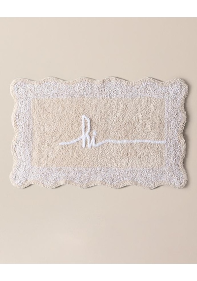 Madame Coco Gordes Banyo Paspası 50 x 80 CM Bej