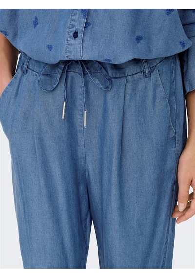 Only Onlpoptrash Charıs Lıfe Pant Cc Wvn Kadın Mavi Pantolon - O15342874