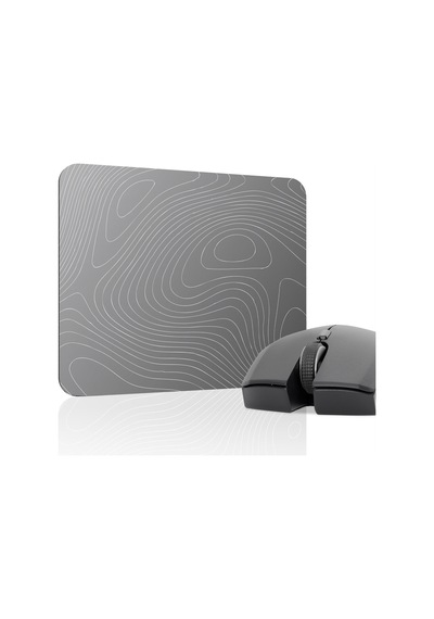 Topography Kaymaz Dikişli Kauçuk Oyuncu Mousepad V2 - 22x18 Gaming Mouse Pad Fare Altlığı