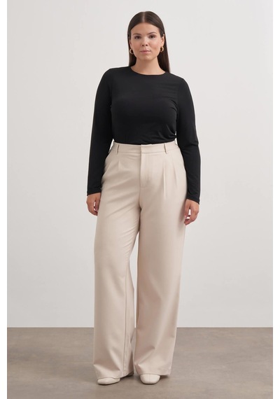 Myline Pilili Cepli Pantolon-3370 Bej