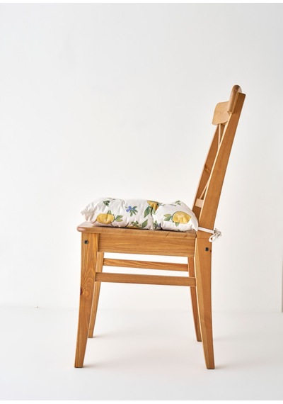 Bella Maison Lemoncello Yellow Baskılı Sandalye Minderi Sarı 40x40 Cm Sarı