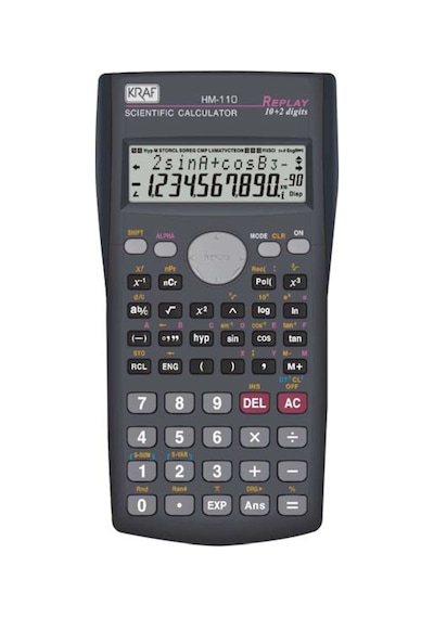 Kraf HM-110 10+2 Hane Bilimsel Hesap Makinesi