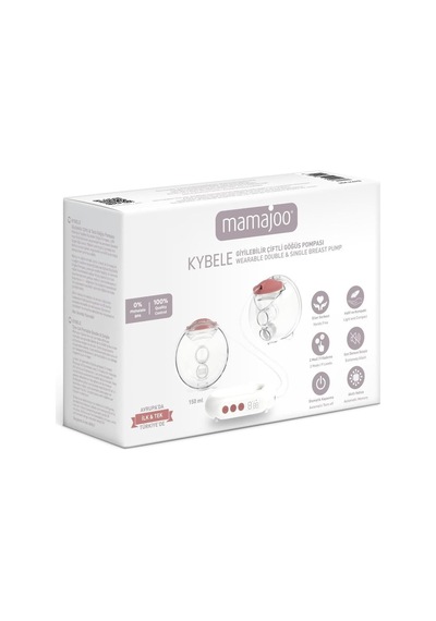 Kybele Giyilebilir Çiftli Göğüs Pompası 150 Ml 9 Kademe Ayarı
