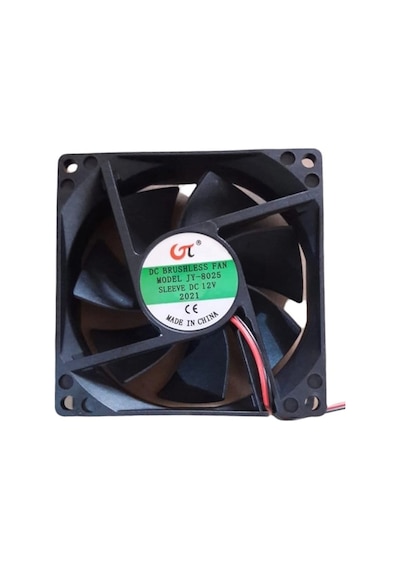 Jiao Yin 80x80x25mm Dc Fan 12v Kare Fan