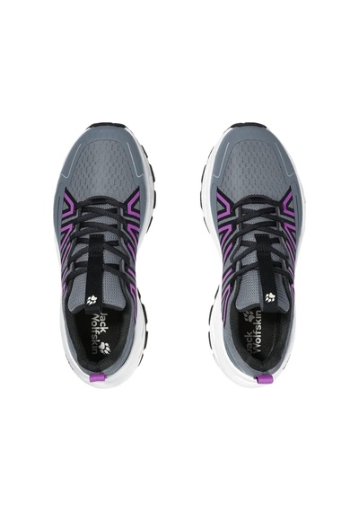 Jack Wolfskin Wild Hike Low Kadın Gri Outdoor Ayakkabı F0304