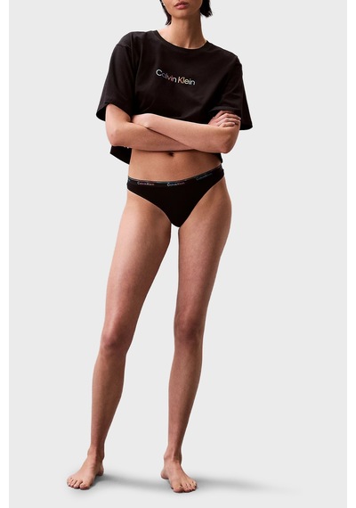 Calvin Klein Bayan Külot Lv00qd5322 Wbt Siyah-beyaz-gri Siyah-beyaz-gri Çok Renkli