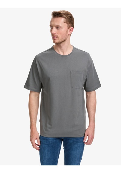 Pierre Cardin Erkek Antrasit Tişört Basic 50325300-vr006