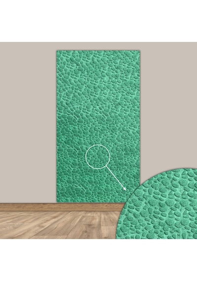 Tink 3d Kendinden Yapışkanlı Akustik Keçe Panel Leopar Desenli 52x98 Cm 10 Adet 5 M² Yeşil