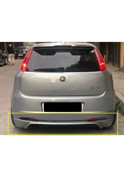 Fiat Punto Grande Rieger Arka Ek Difüzör Siyah Plastik 2005-2009 Arka-difizör-bodykit-ek-karlık