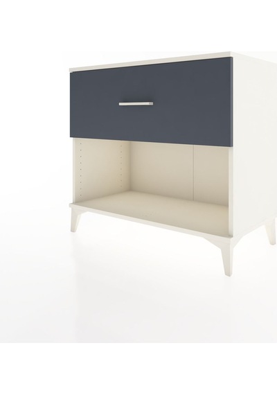Hyperion Şifonyer Tek Çekmeceli 88x44x80 Aytaşı-antrasit Aytaşı